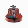 Handcrafted Blue Acoustic Violin - Image 4