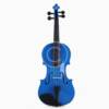 Handcrafted Blue Acoustic Violin